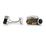 Men's Strip Shape Cufflinks XK22S027 Formal Business Dress Shirt Wedding