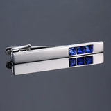Man Classic Type Tie Clip Mens Plating Metal crystal Necktie Tie-Bar Clasp