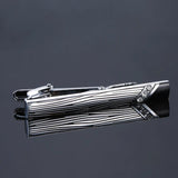 Man Classic Type Tie Clip Mens Plating Metal crystal Necktie Tie-Bar Clasp