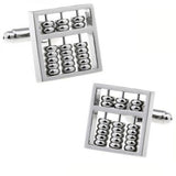 4 Men Button Abacus Cufflink Whistle Cuff Link