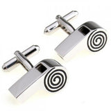 4 Men Button Abacus Cufflink Whistle Cuff Link
