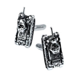 Men's Military Tank Brass Cufflinks Cuff Links