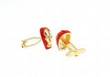 iGame Superheroes Cuff Links Gold Iron Man Cufflinks
