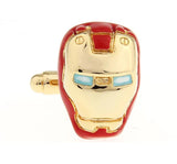 iGame Superheroes Cuff Links Gold Iron Man Cufflinks