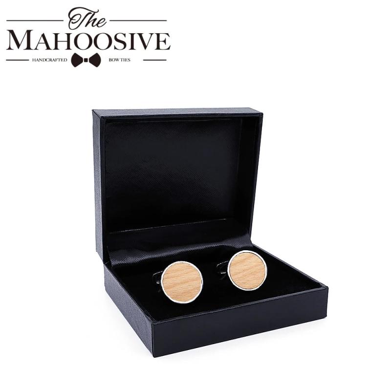 Custom Wood Cufflinks For Men's French Business Sleeve Nails