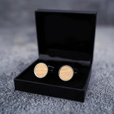 Custom Wood Cufflinks For Men's French Business Sleeve Nails
