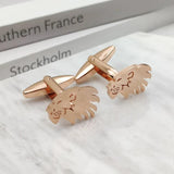 Animal Lion Men's Cufflinks for French Shirts