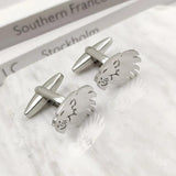 Animal Lion Men's Cufflinks for French Shirts