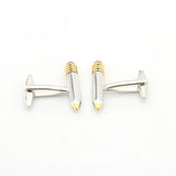 iGame Arrival Pencil Cuff Links Golden Plating Brass Material Men French Cufflin