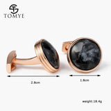 Men's Personalized Round Wedding Cufflinks XK19S065