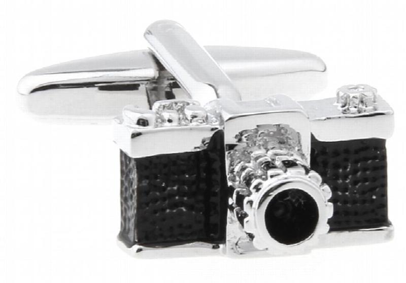 iGame Camera Cufflinks Brass Material