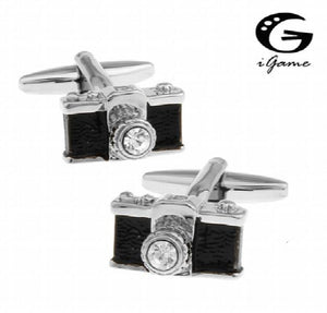 iGame Camera Cufflinks Brass Material