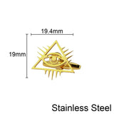 Eye of Providence Cufflinks Stainless Steel Wedding Set