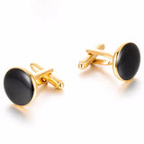 Copper Round Cufflink Wedding Suit Shirt Buttons Cufflinks 801