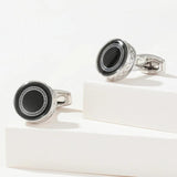 Personalized Round Cufflinks for Men XK22S011
