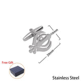 Vintage Sikhism Symbol Men Cufflinks Religion Amulet Faith Twins Suits Gemelos