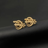 Vintage Sikhism Symbol Men Cufflinks Religion Amulet Faith Twins Suits Gemelos