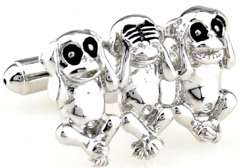 Monkey Copper Novelty Cufflinks Men Wholesale & Retail
