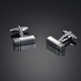 French Men's Brass Cuff Button Sleeve Pin Cufflinks