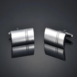French Men's Brass Cuff Button Sleeve Pin Cufflinks