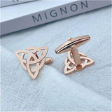 Personalized Celtic French Cufflinks Suit Accessories Wedding Jewelry