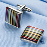 Colorful Painting Cufflinks for Wedding Party