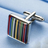 Colorful Painting Cufflinks for Wedding Party