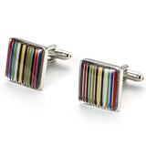 Colorful Painting Cufflinks for Wedding Party