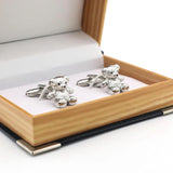 iGame Bear Cuff Links Brass Material