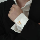 Islamic Star Moon Cufflinks Stainless Steel Religion Jewelry