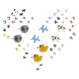 28 Animal Cufflinks Men Cuff Links Panda Owl Duck Eagle Fox Dog Whale Horse Bat