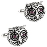 28 Animal Cufflinks Men Cuff Links Panda Owl Duck Eagle Fox Dog Whale Horse Bat