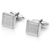 Classic Silver-color Copper Men's Cufflink Party Wedding Suit Shirt Cuff links