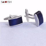 Square Cat's Eye Stone Cufflinks for Mens High Shirt Cuff buttons Wedding Gift