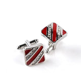 Red Wedding Cufflinks French Cuff Links High Business Abotoaduras