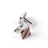 Red Wedding Cufflinks French Cuff Links High Business Abotoaduras