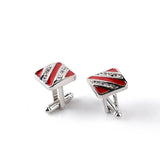 Red Wedding Cufflinks French Cuff Links High Business Abotoaduras