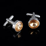 Personalized Round Cufflinks for Guests - Men's Gift