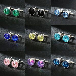 Personalized Round Cufflinks for Guests - Men's Gift
