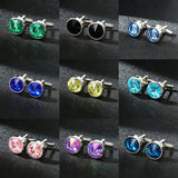 Personalized Round Cufflinks for Guests - Men's Gift