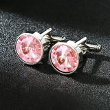 Personalized Round Cufflinks for Guests - Men's Gift