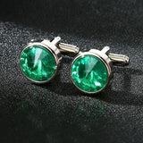 Personalized Round Cufflinks for Guests - Men's Gift