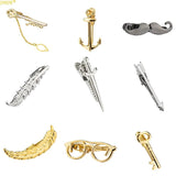 Shape Key Sword Feather Arrow Copper Metal Tie Clip for Men