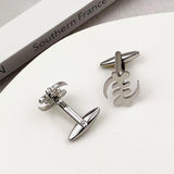 Adinkra Gye Nyame Cufflinks - African Symbol Stainless Steel Jewelry
