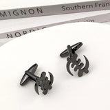 Adinkra Gye Nyame Cufflinks - African Symbol Stainless Steel Jewelry