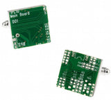 Green Circuit Board Cufflinks for Men