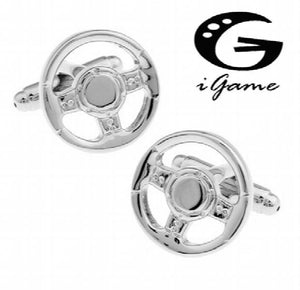 Men's Copper Steering Wheel Cufflinks