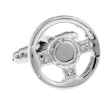 Men's Copper Steering Wheel Cufflinks