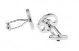 Men's Copper Steering Wheel Cufflinks