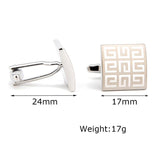 Men's Cufflinks XK18S368 Square Sleeve Formal Dress Shirt Wedding Cuff Links